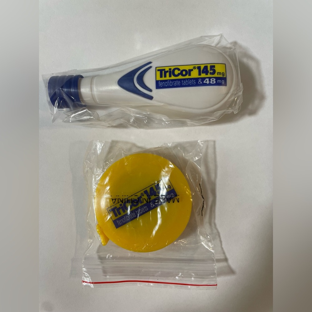NEW Tricor Correction White Out Tape Measure Lot Drug Rep Pharmaceutical Promo
